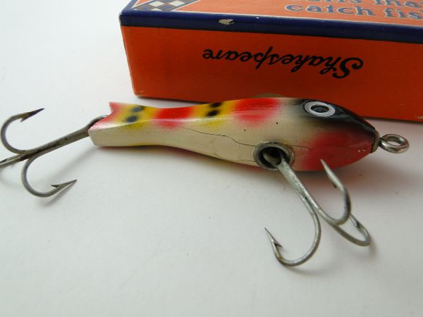 Shakespeare Rhodes Torpedo Lure  Antique fishing lures, Lure