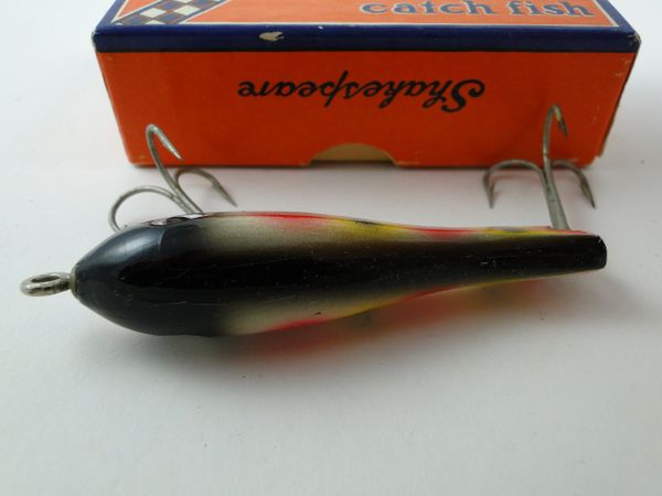 Shakespeare model 6534 WRS Sea Witch Midget Vintage Wood Fishing Lure EX+  in the Box