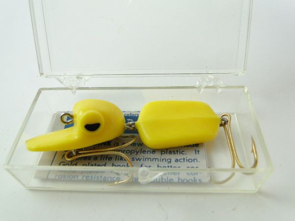 Rinky Dink Vintage Fishing Lure New in Box with Papers