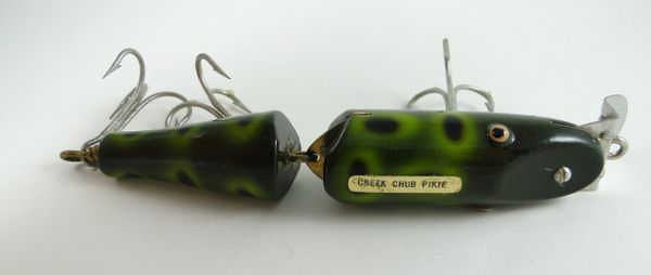 Vintage CREEK CHUB #3000 Jointed Pikie FISHING LURE.