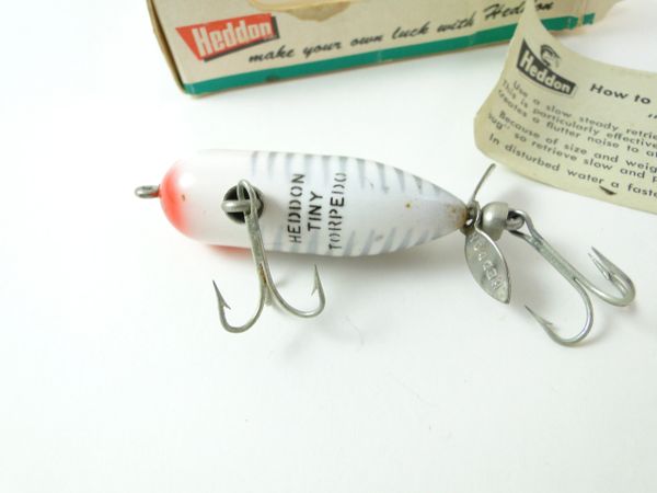 Heddon Torpedo  Old Antique & Vintage Wood Fishing Lures Reels Tackle &  More