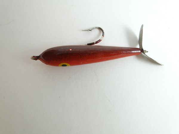 Shur Luk Fishing Lure  Old Antique & Vintage Wood Fishing Lures