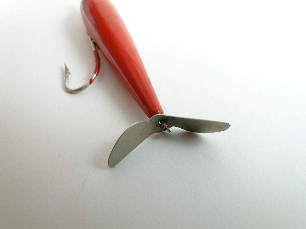 Shur Luk Min-O-Trol Wood Fly Rod Fishing Lure Garrett Indiana Lure