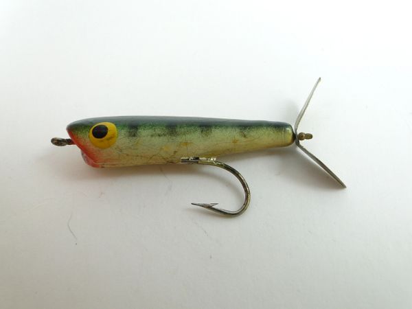 Shur Luk Plopper Wood Fly Rod Fishing Lure Garrett Indiana Lure