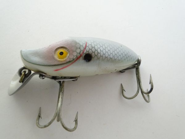 Heddon River Runt Runtie Spook Fly Rod Vintage Lure in PCH Perch