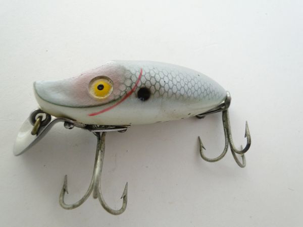 Vintage Lot 2 Heddon River Runt Spook Sinker & Floater Fishing Lures