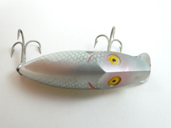 Biddergy - Worldwide Online Auction and Liquidation Services - Vintage Heddon  River Runt Spook Sinker Fishing Lure