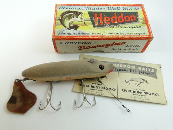Heddon 7000 Grey Mouse Flaptail with Correct Box and Papers
