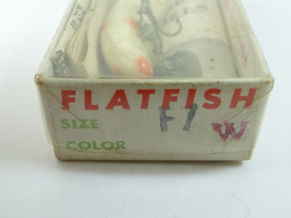 vintage flatfish fishing lure