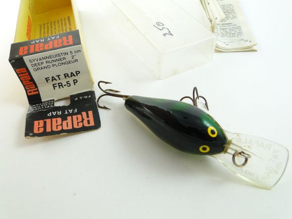 Rapala Fat Rap  Old Antique & Vintage Wood Fishing Lures Reels