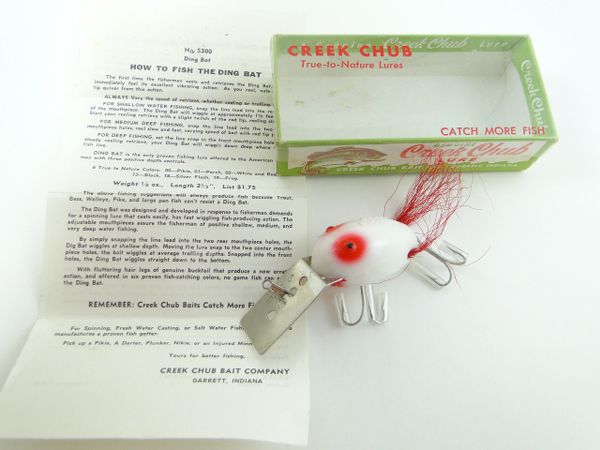 Creek Chub 5302 RW Plastic Dingbat NIB with Papers