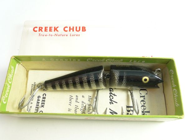 Creek Chub 4933 Jointed Darter Black Scale TOUGH! New in Box