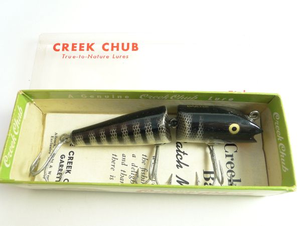 Creek Chub Wood and Glass Eye Fishing Lures For Sale COLLECTORS