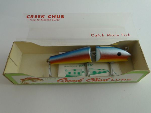 Creek Chub 4933 Jointed Darter Black Scale TOUGH! New in Box