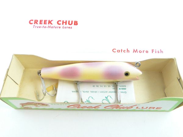 Creek Chub Shad Glitter Concave Belly Midget Darter Lure In Box