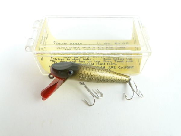 Creek Chub Wood and Glass Eye Fishing Lures For Sale COLLECTORS