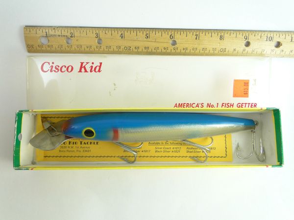 VINTAGE HUSKY CISCO Kid Fishing lure With Box Old Stock $22.00