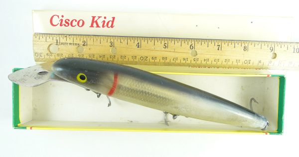 Cisco Kid model 1800 Husky Pikie EX in the Box "Black Silver" Sucker Color