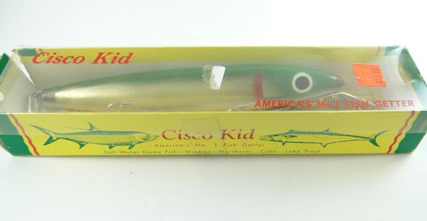 Cisco Kid Fishing Lure  Old Antique & Vintage Wood Fishing Lures