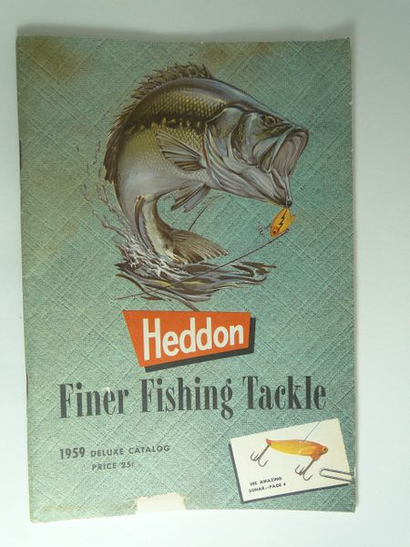 Heddon 1959 Fishing Tackle Sales Catalog