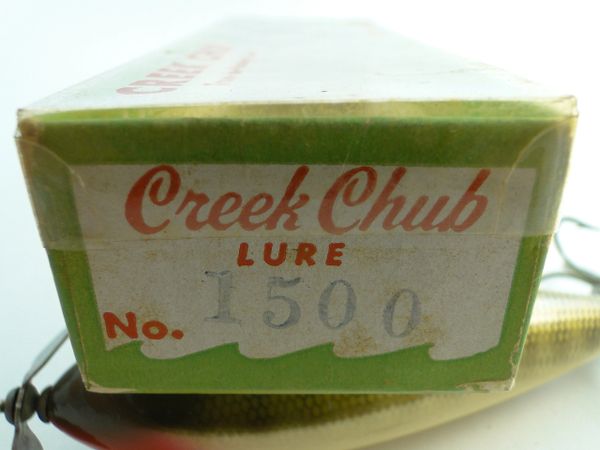 Creek Chub Injured Minnow  Old Antique & Vintage Wood Fishing