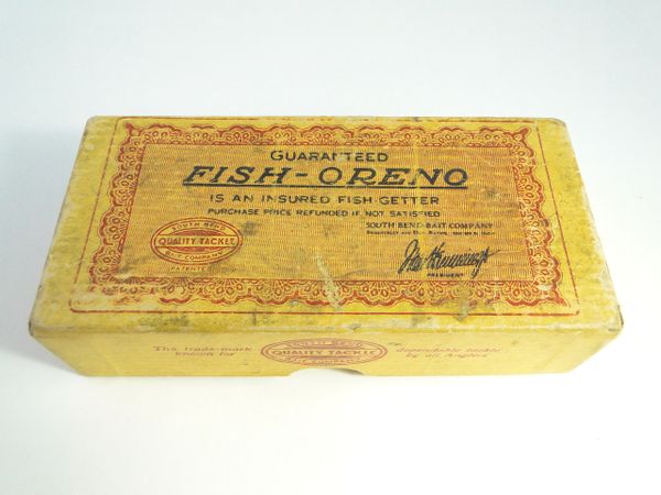 South Bend Fish Oreno 953 RW Early Box Glass Eye Model Fishing Lure