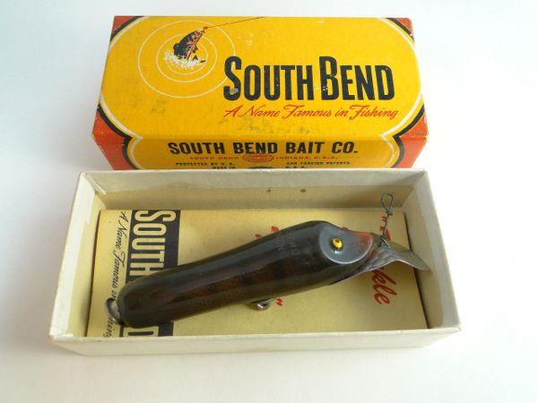 Vintage South Bend Best O Luck Pike Finish Wobbler Lure For Sale