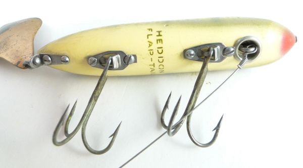 Heddon Flap Tail Junior Lure  Fishing bobber, Antique fishing