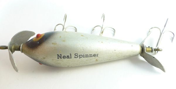 Neal Fishing Lure  Old Antique & Vintage Wood Fishing Lures Reels