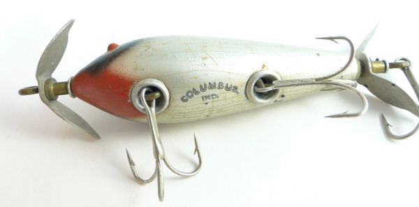 Neal Fishing Lure  Old Antique & Vintage Wood Fishing Lures Reels Tackle &  More