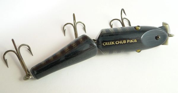 Creek Chub Jointed Pikie  Old Antique & Vintage Wood Fishing Lures Reels  Tackle & More