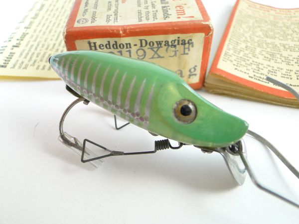 Heddon No Snag  Old Antique & Vintage Wood Fishing Lures Reels Tackle &  More