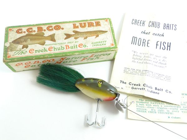 Creek Chub 6119 Midget Dinger FROG New In Box with Papers