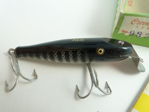 Creek Chub 933 Baby Pikie Blackscale EX+ in Box