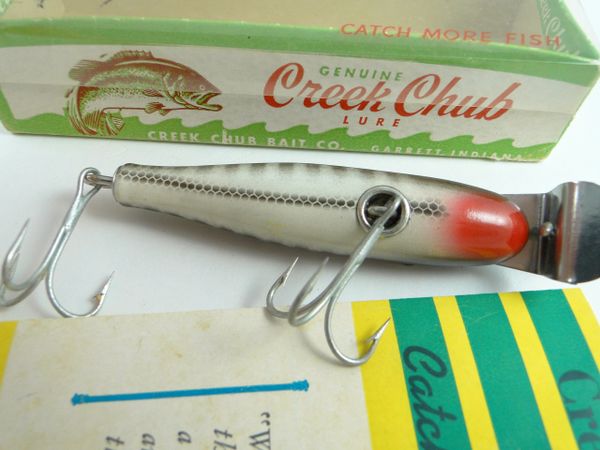Dad's tackle box, An old wooden Creek Chub Pikie from Dad's…