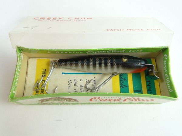 Dad's tackle box, An old wooden Creek Chub Pikie from Dad's…