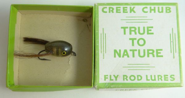 Creek Chub F1400 Bass Size Fly Rod Dingbat EX- in Box