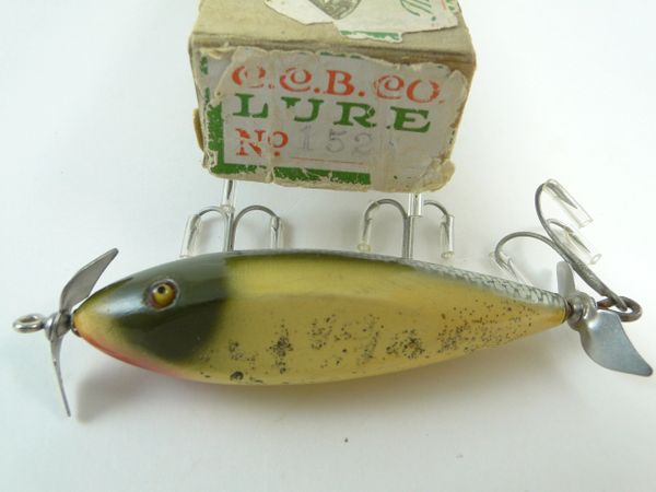 Creek Chub 1521 Day N Night Luminous Injured Minnow Early Fishing Lure EX  in Box