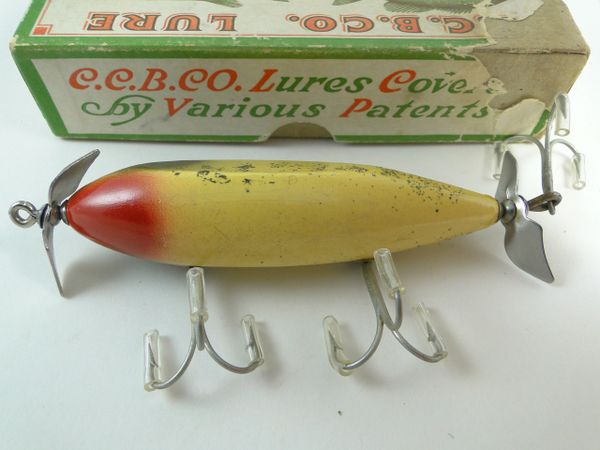 Creek Chub 1521 Day N Night Luminous Injured Minnow Early Fishing Lure EX  in Box