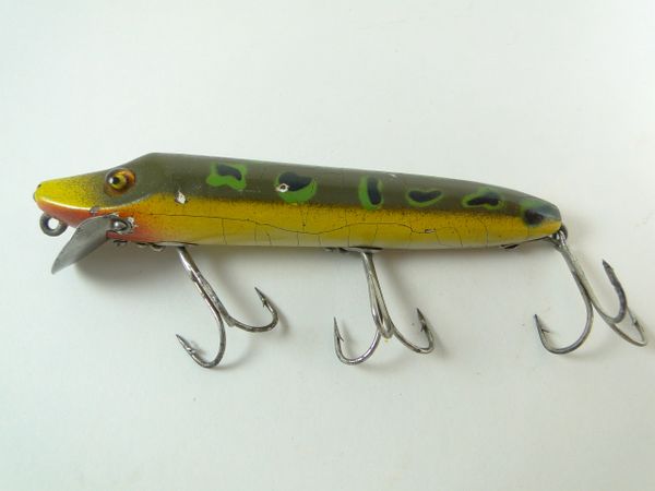 Heddon Vamp fisherman painted LUNY FROG Color