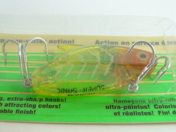 Vintage HEDDON SUPER SONIC Fishing Lure - Shad Minnow