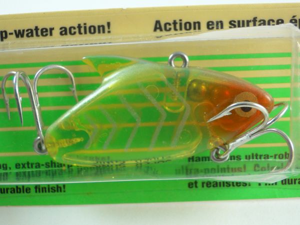 Heddon Super Sonic fishing lure made in USA red print (lot#12998)