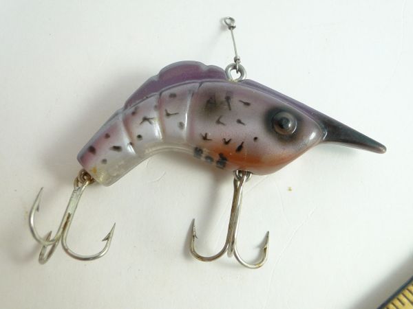 ool pair of seldom seen Heddon Shrimpy Spooks! 1930's era Heddon