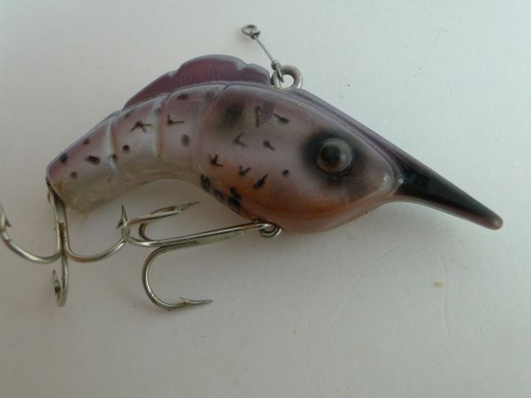 Heddon Crab Spook Old Vintage Fishing Lure Poor Shrinking Bass