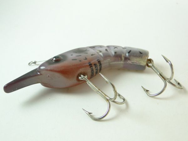 Vintage Rare Super Strike Shrimp Antique Fishing Lure Super Nice JJ1 for  Sale 