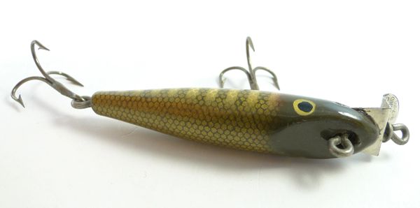 Vintage Lauby Minnow Fly Fishing Lure, Brown, Approximately 2”Long,  RARE💥💥