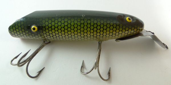 VINTAGE SOUTH BEND BASS-ORENO LURE 3/10/22 TOUGH COLOR 3.75 – IBBY