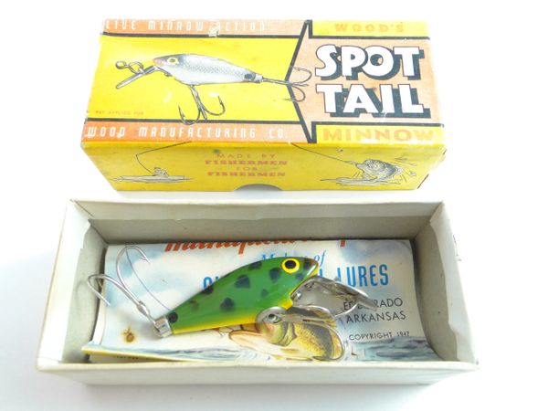 Woods SPOT TAIL MINNOW 1304 FROG Fishing Lure NEW IN BOX