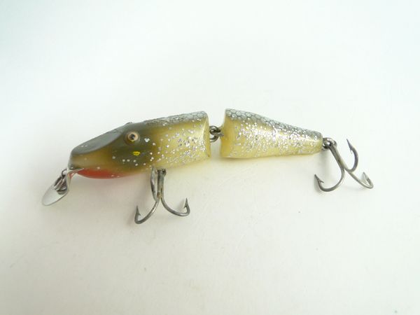 Creek Chub 2718 Baby Jointed Pikie Silver Flash Plastic EX