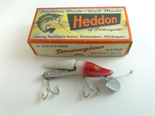 Lot of Four Vintage Fishing Lures Heddon and JC Higgins 